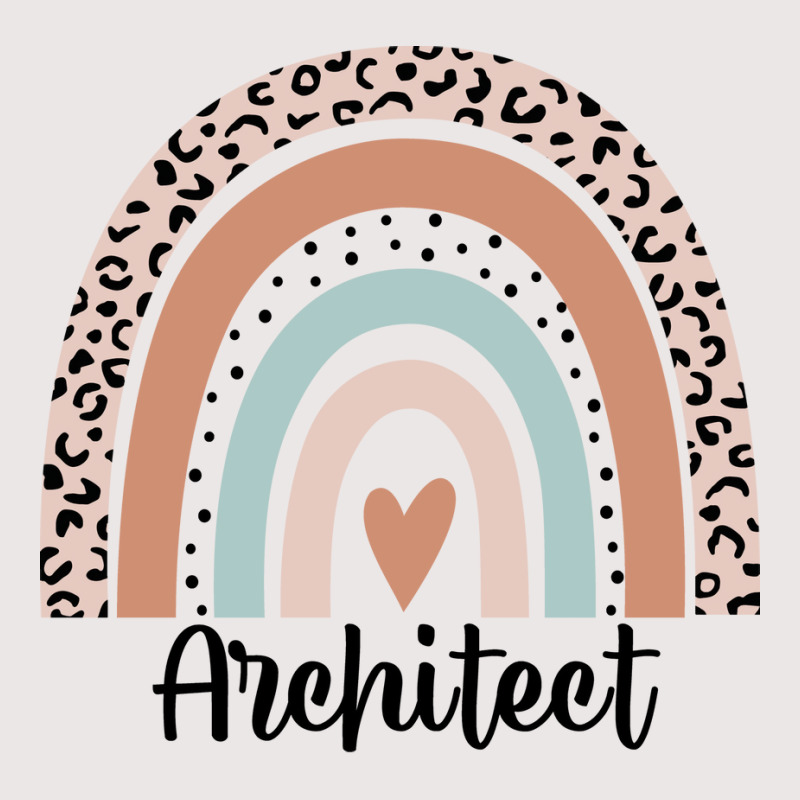 Architect Rainbow Leopard Funny Architectural Love Stars Pocket T-shirt | Artistshot