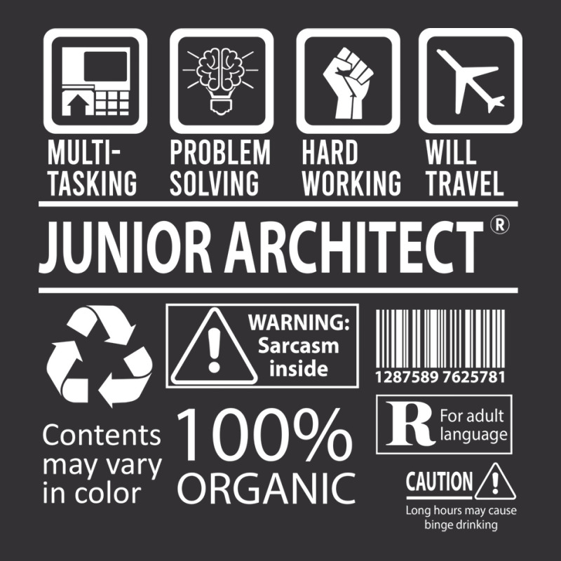 Junior Architect T  Multitasking Certified Job Gift Item Tee Vintage Short | Artistshot