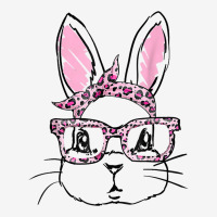 Cute Bunny Face Leopard Glasses Headband Happy Easter Day T Shirt Adjustable Cap | Artistshot