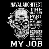 Naval Architect T  The Hardest Part Gift 2 Item Tee Maternity Scoop Neck T-shirt | Artistshot