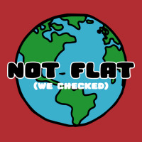 Not Flat We Checked 70s Ladies Fitted T-shirt | Artistshot