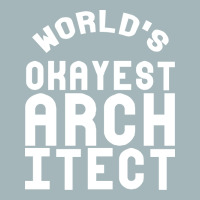 Worlds Okayest Architect Girl Unisex Sherpa-lined Denim Jacket | Artistshot