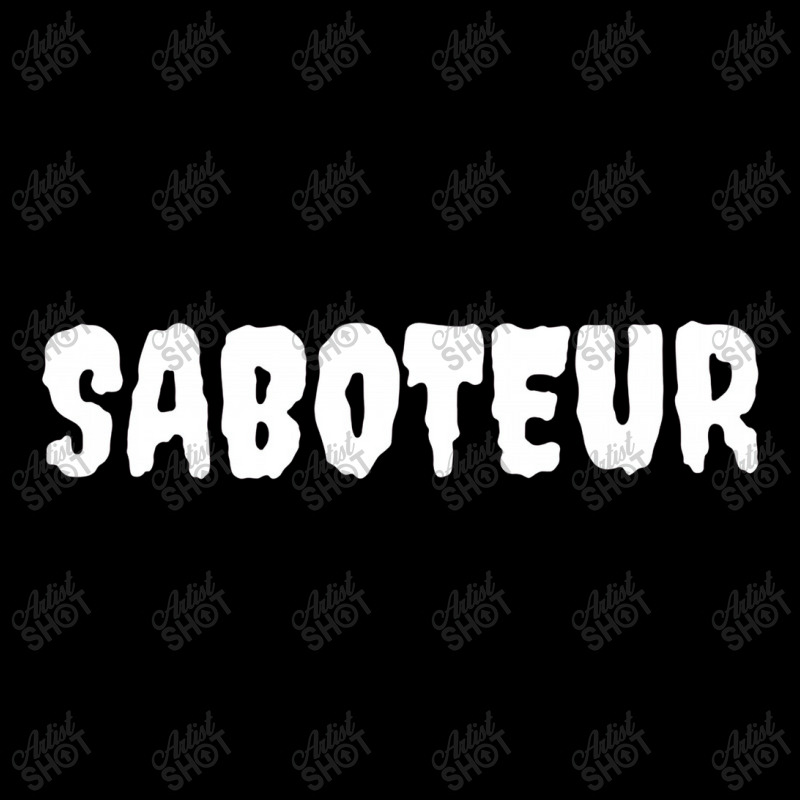 Dr. Gameshow Merch Saboteur White Font Lettering Long Sleeve Baby Bodysuit by tambahwati | Artistshot