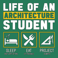 Life On An Architecture Student Architect Job Hippie T-shirt | Artistshot