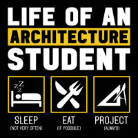 Life On An Architecture Student Architect Job Hippie Zipper Hoodie | Artistshot