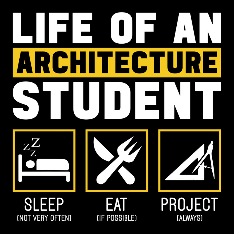 Life On An Architecture Student Architect Job Hippie Zipper Hoodie | Artistshot