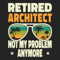 Retired Men Retired Architect Not My Problem Yellow 3/4 Sleeve Shirt | Artistshot