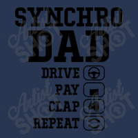 Synchro Dad Drive Pay Clap Repeat Men Denim Jacket | Artistshot