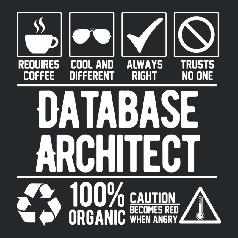 Database Architect Job White Tumblr Crewneck Sweatshirt | Artistshot