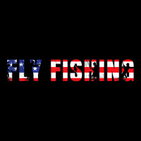 Fly Fishing American Flag Patriotic Art Work T Shirt Maternity Scoop Neck T-shirt | Artistshot