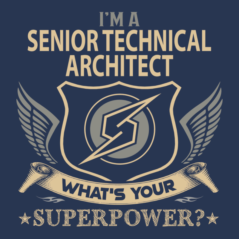 Senior Technical Architect T  Superpower Gift Item Tee Men Denim Jacket | Artistshot