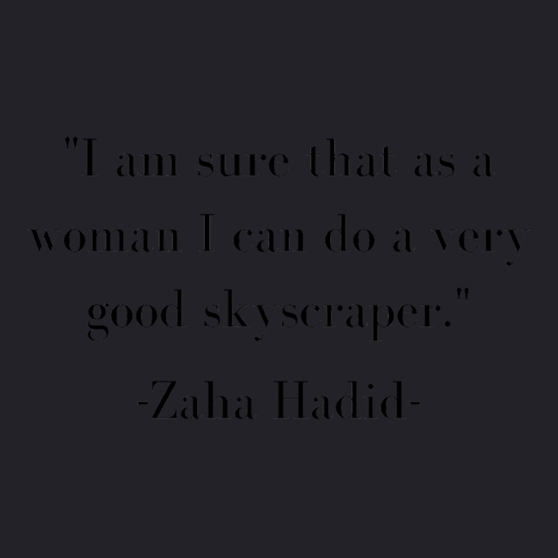 Zaha Hadid Architecture Quote I Am Sure That As A Woman I Can Do A Ver Unisex Sherpa-lined Denim Jacket | Artistshot