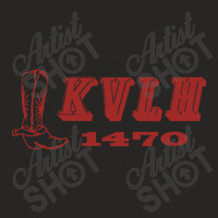 1470 Am Kvlh Oklahoma Country Radio Station Ladies Fitted T-shirt | Artistshot