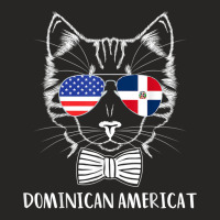 Dominican Republic Half Dominican Half American T Shirt Ladies Fitted T-shirt | Artistshot