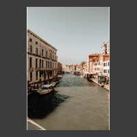 Venice River Architecture Photography Historical Buildings Hipster Men's Polo Shirt | Artistshot