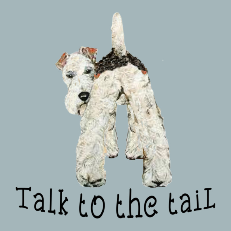 Wire Fox Terrier Talk To The Tail Unisex Sherpa-lined Denim Jacket | Artistshot