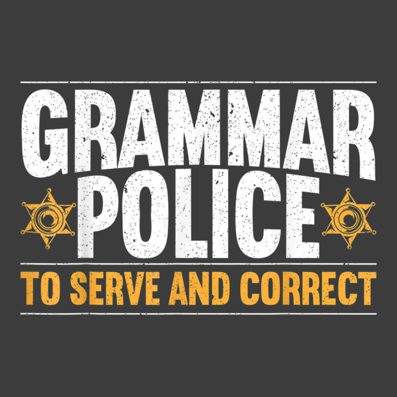 Grammar Police To Serve And Correct Grammar Nazy English Men's Polo Shirt by DanaMarieDeLosSantos | Artistshot