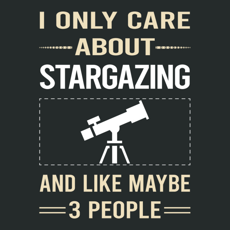 Funny 3 People Stargazing Stargaze 80s Women's Triblend Scoop T-shirt by sungilyamirm | Artistshot