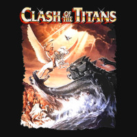 Clash Of The Titans (transparent) Metal Print Square | Artistshot