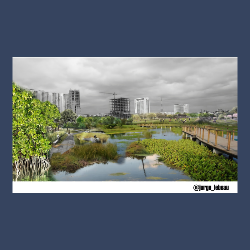 Tajamar Manglar Ecopop Landscape Design Intervention Humor Exclusive T-shirt | Artistshot