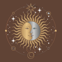 Boho Aesthetic Celestial Bodies Sun Moon Astronomy 70s T-shirt | Artistshot