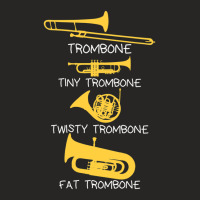 Funny Types Of Trombones Ladies Fitted T-shirt | Artistshot