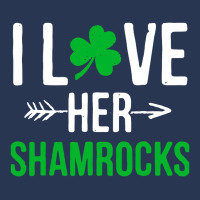 I Love Her Shamrocks Men Denim Jacket | Artistshot