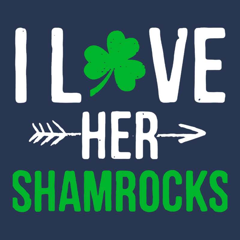 I Love Her Shamrocks Men Denim Jacket | Artistshot