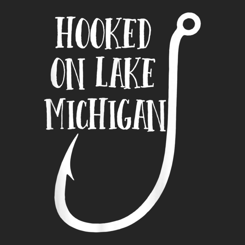 Hooked On Lake Michigan   Midwest T Shirt Unisex Hoodie | Artistshot