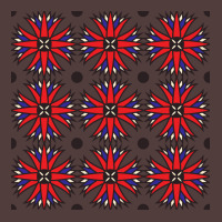 Egypt Style Pattern In Red And Blue Nostalgia Graphic T-shirt | Artistshot