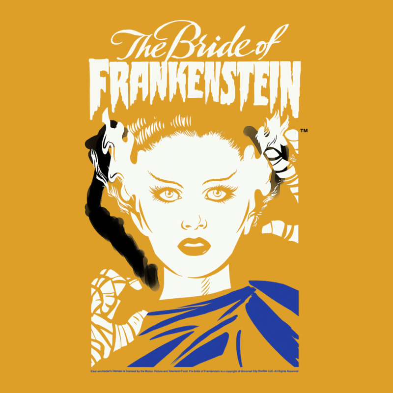 Universal Monsters The Bride Of Frankenstein Illustrated T-shirt | Artistshot