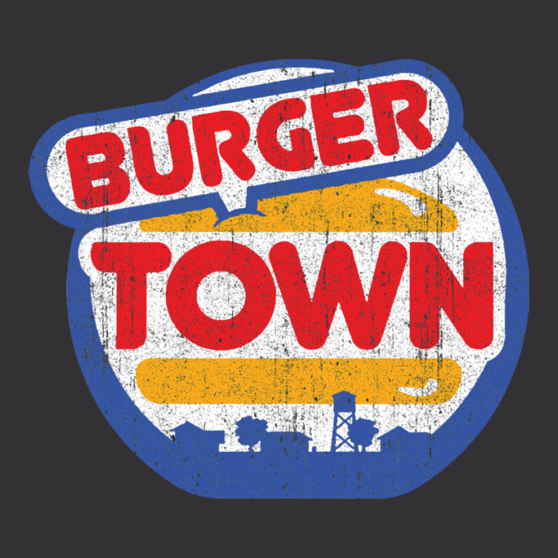 Burger Town (variant) 1 Vintage Hoodie by gurgenyahyaip | Artistshot