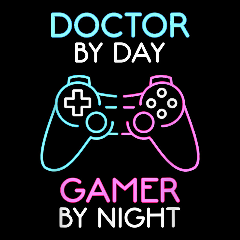 Doctor Gamer Video Games Gaming Controller Funny Arcade T Shirt Long Sleeve Baby Bodysuit by delredske | Artistshot