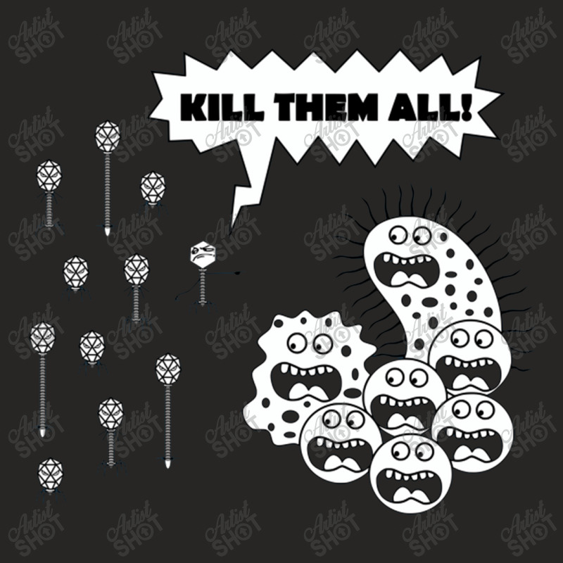 Kill Them All Ladies Fitted T-Shirt by putrimeheng | Artistshot