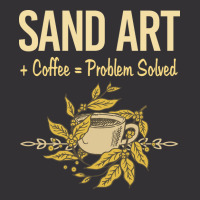 Problem Solved Coffee Sand Art Vintage Vintage Hoodie And Short Set | Artistshot