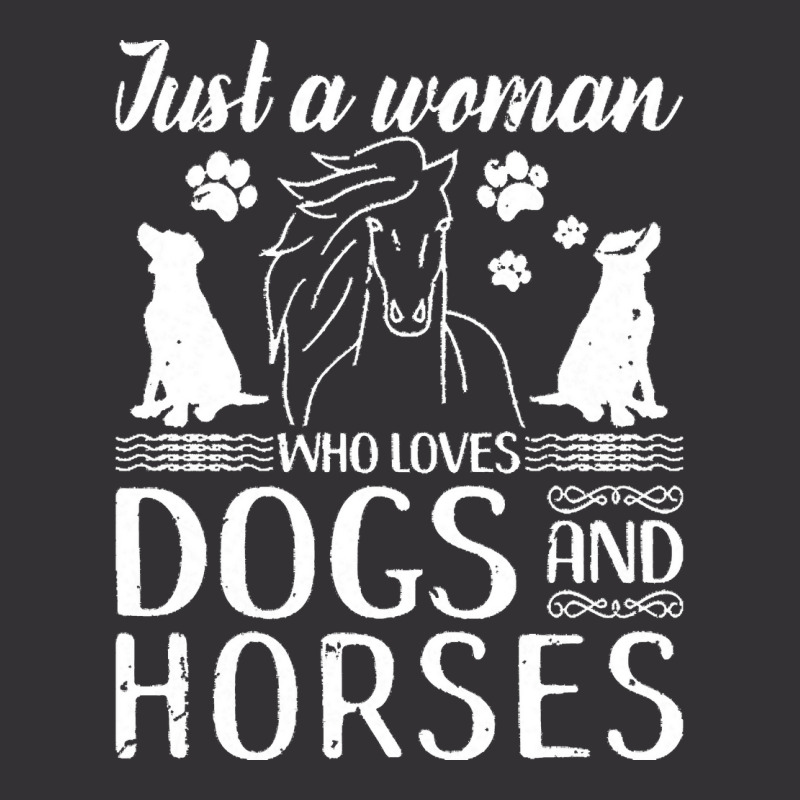 Horse Woman T  Shirt Love Horses Dogs For Women Horse Riding T  Shirt Vintage Hoodie | Artistshot