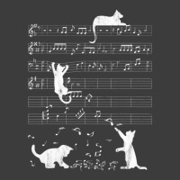 Cute Cat Distressed Music Notes Kitty Piano Musician Men's Polo Shirt | Artistshot