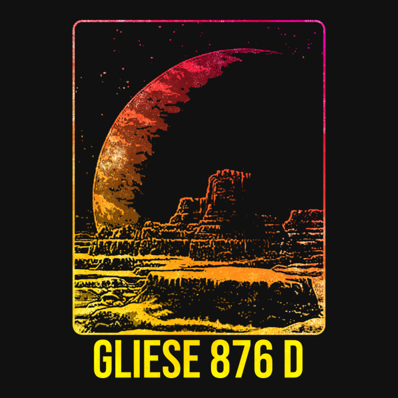 Gliese 876 D Exoplanet Planet Blue Crew Socks | Artistshot