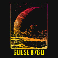 Gliese 876 D Exoplanet Planet Blue Tote Bags | Artistshot