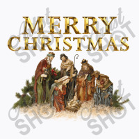 Merry Christmas Nativity Scene T-shirt | Artistshot