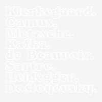 Kierkegaard Camus Nietzsche Kafka De Beauvoir Sartre Heidegger Dostoye Graphic T-shirt | Artistshot