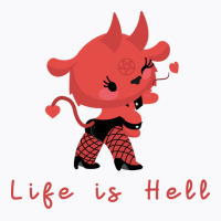 Life Is Hell Aesthetic T-shirt | Artistshot