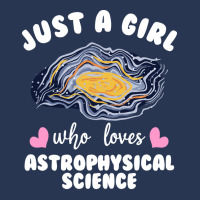 Just A Girl Who Loves Astrophysical Science Humor Men Denim Jacket | Artistshot