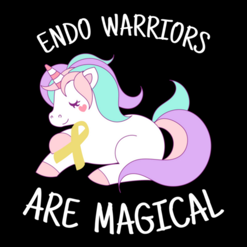 Unicorn Endometriosis Warriors Are Magical Pocket T-Shirt by VivianLaurettaLott | Artistshot