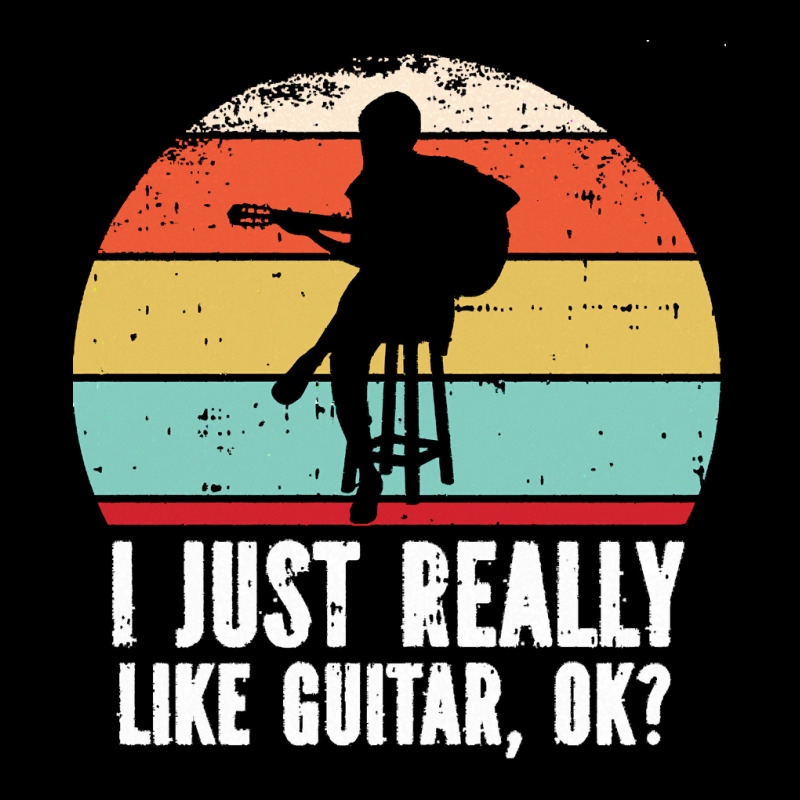 I Just Really Like Guitar Ok T  Shirt I Just Really Like Guitar, O K T Men's 3/4 Sleeve Pajama Set | Artistshot