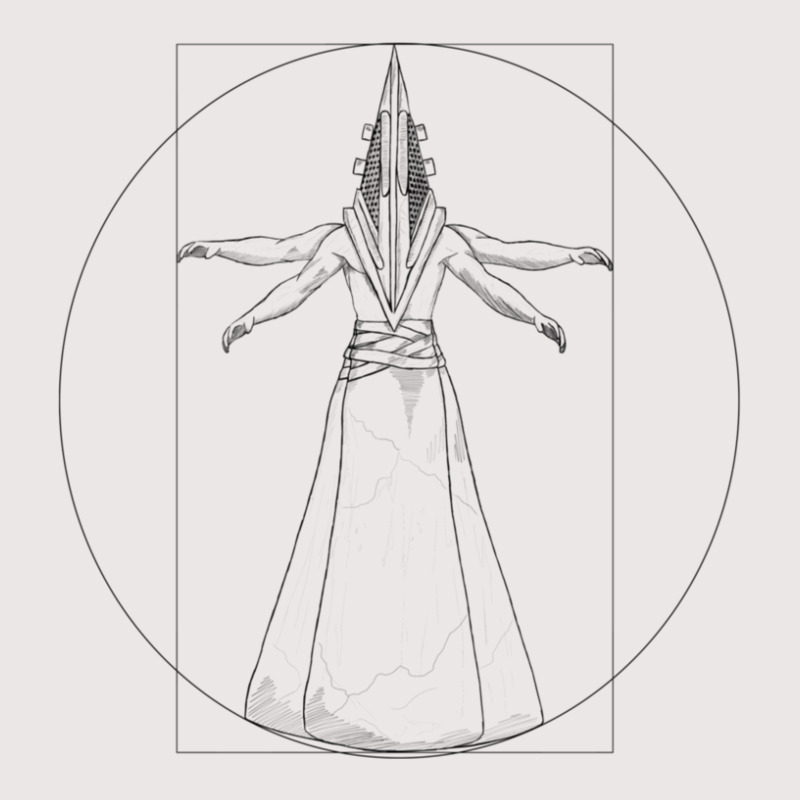 Pyramid Head Vitruvian Man Pocket T-shirt | Artistshot