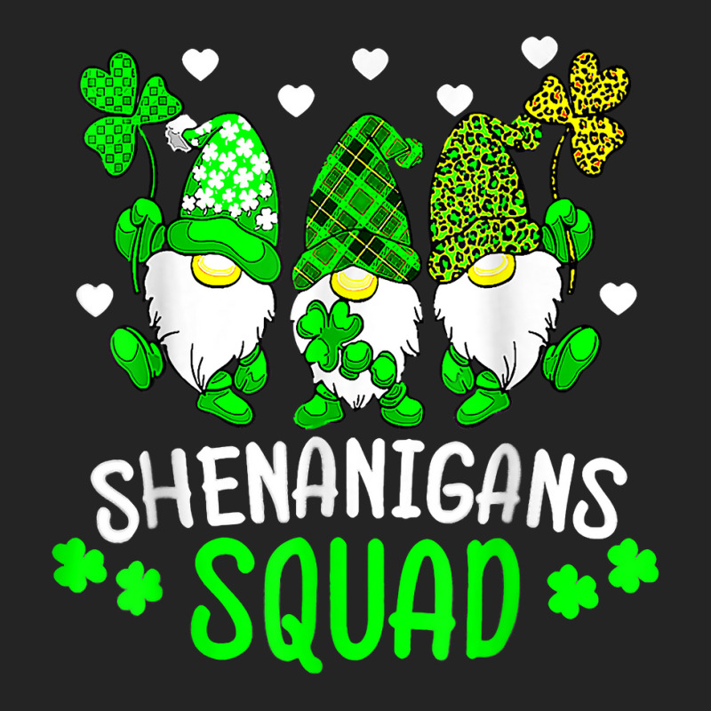 Funny Time For Shenanigans Squad St Patrick's Day Gnomes T Shirt 3/4 Sleeve Shirt by javauxswar | Artistshot