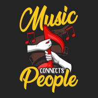 Music Teacher Note Music Notes Connects People Gift 3/4 Sleeve Shirt | Artistshot