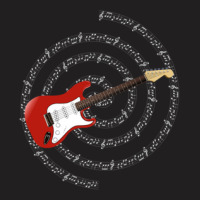 Electric Guitar Musical Notes T-shirt | Artistshot