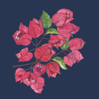 Bougainvillea On Black Men Denim Jacket | Artistshot